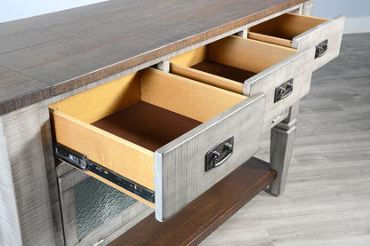 Homestead Hills - Wood Server - Tobacco Leaf / Alpine Gray