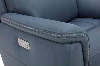 Sawyer - Swivel Glider With Power Headrest, Lumbar, Heat & Massage