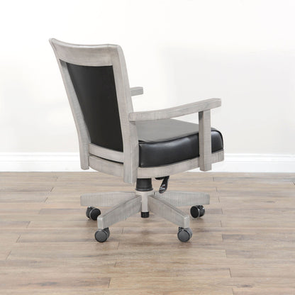 Alpine - Game Chair With Casters, Cushion Seat & Back - Gray