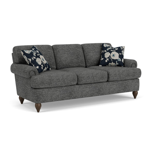 Moxy - Fabric Sofa, T-Shaped Seat Cushion, Rolled Arms