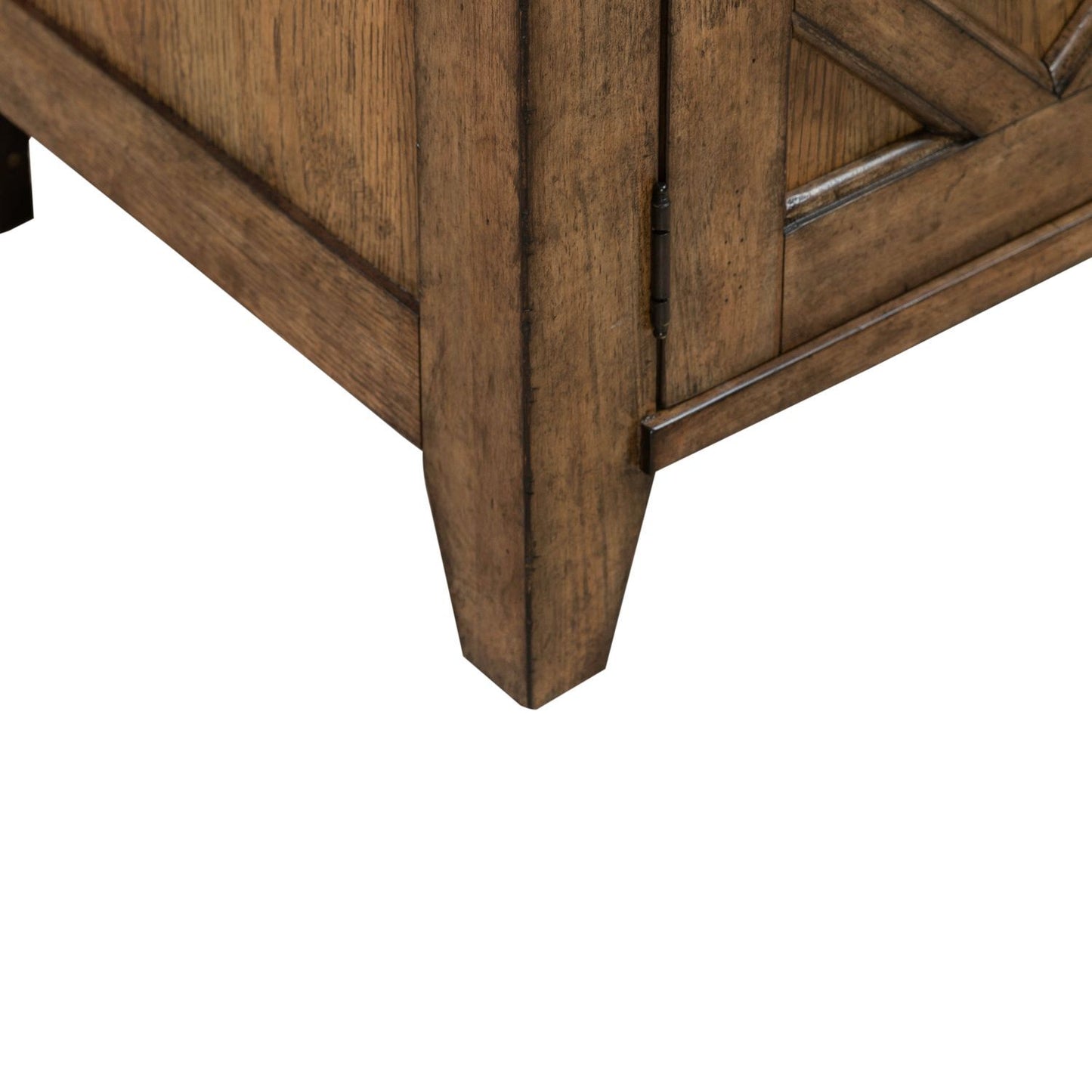 Carolina Park - 78" TV Console - Amber Brown