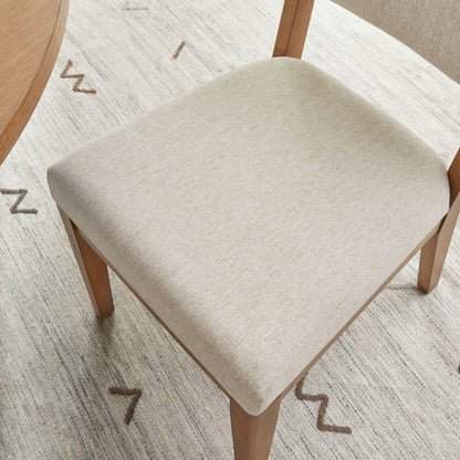 Millwork - Counter Chair (Set of 2) - White / Light Brown