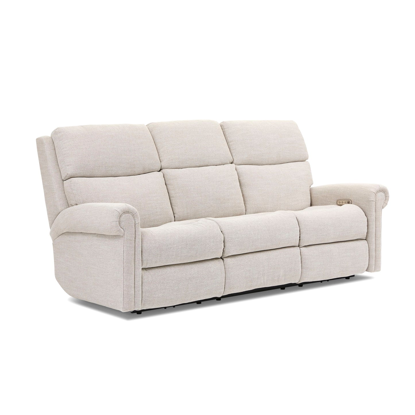 Bernard - Power Reclining Sofa With Console, Power Headrest, & Lumbar