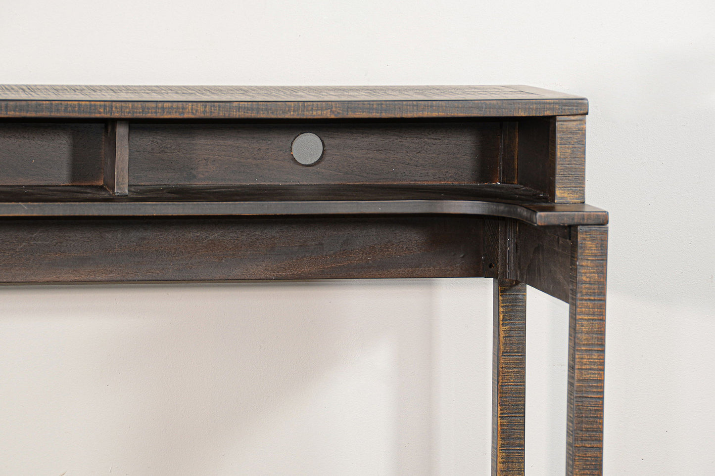 Homestead - Console Table With USB Power Pack - Tobacco Leaf