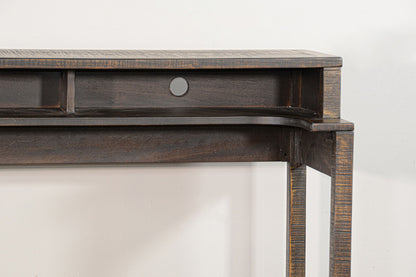 Homestead - Console Table With USB Power Pack - Tobacco Leaf