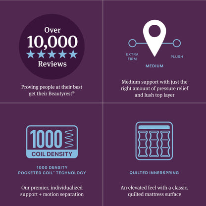Beautyrest World Class - Level Three Medium Pillow Top Mattress