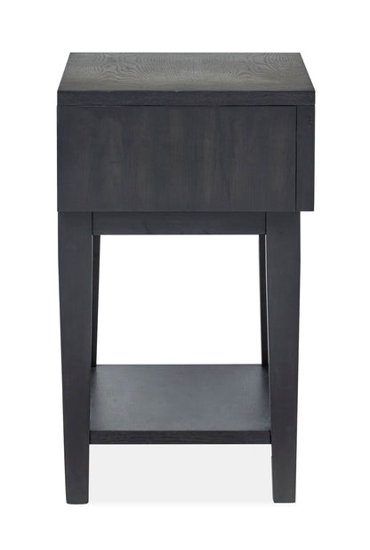 Lindon - Dark Open Nightstand - Coffee Bean