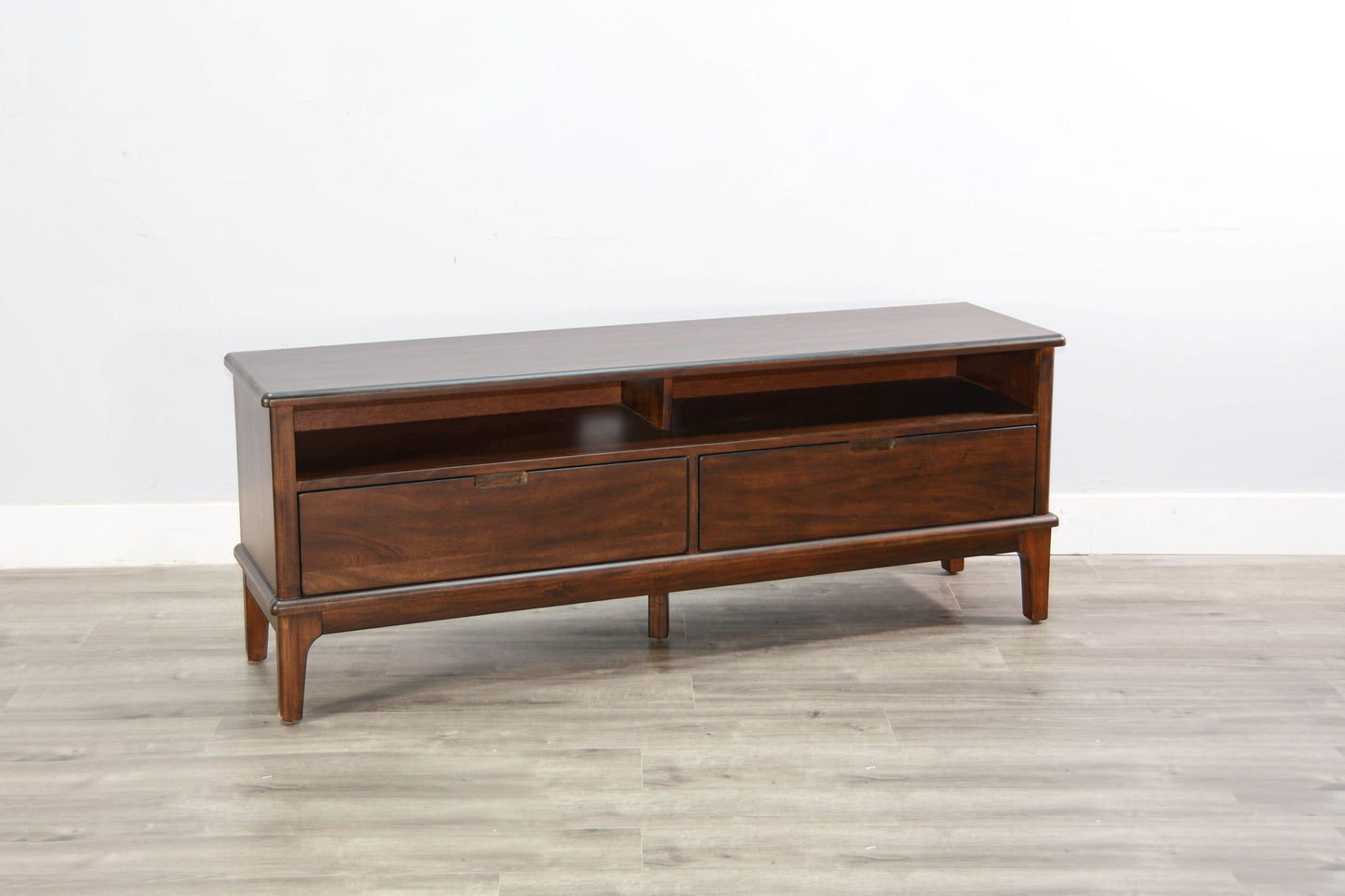 3660Cb - Modern TV Stand With Storage Drawers - Coffee Bean