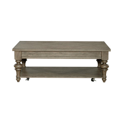 Americana Farmhouse - Rectangular Cocktail Table - Dusty Taupe