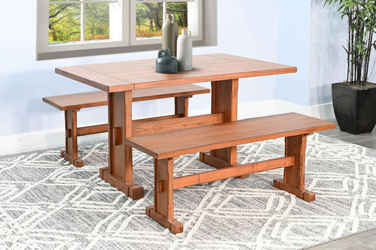 Sedona - Rectangular Wood Dining Table - Wheat