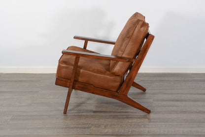 Santa Fe - Mahogany Accent Chair With Cushions - Dark Chocolate