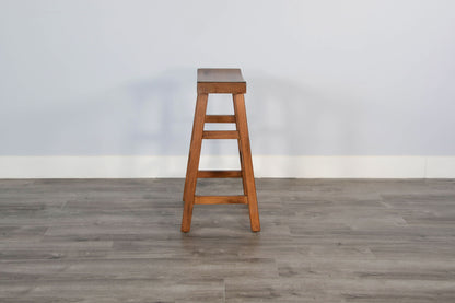 Sedona - Saddle Seat Stool With Wood Seat
