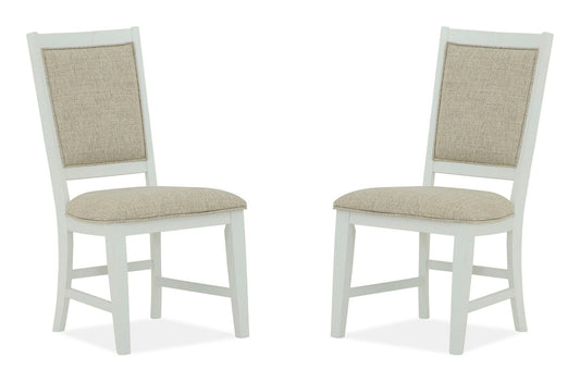 Heron Cove - Step Up Side Chair With Upholstered Seat & Back (Set of 2) - Dark Brown