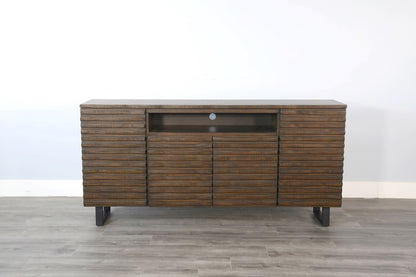 Homestead - Sled 72" Media Console - Tobacco Leaf