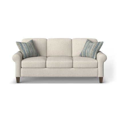 Moxy - Fabric Sofa, Curved Sock Arms