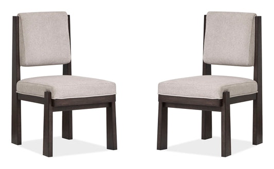 Tauren - Upholstered Side Chair (Set of 2) - Coffee Bean