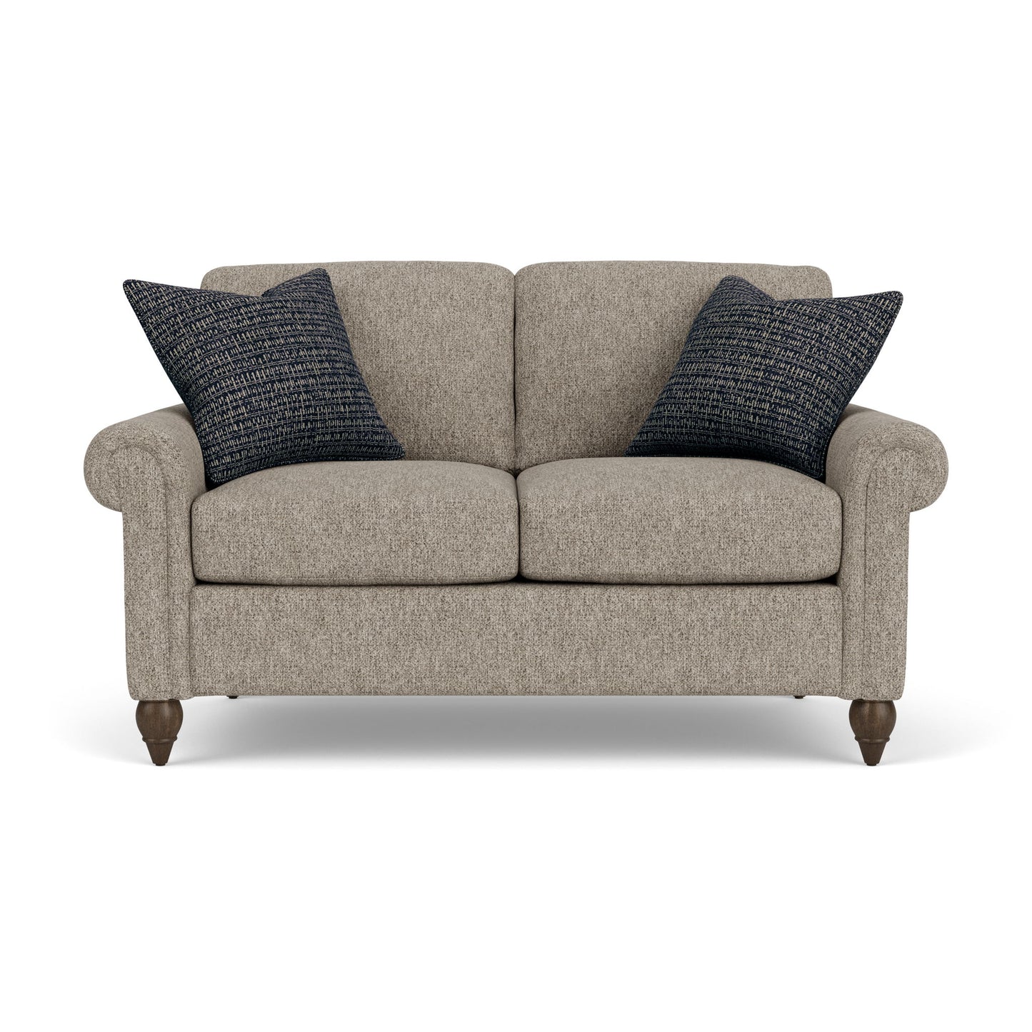 Moxy - Fabric Loveseat With Rolled Arms