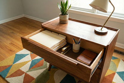 American Modern - Lateral File Cabinet - Cinnamon