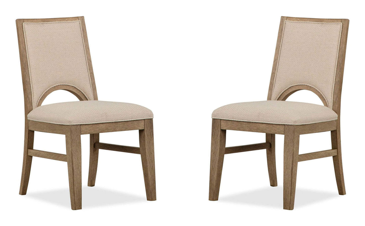 Tristan - Upholstered Side Chair (Set of 2) - Swiss Coffee