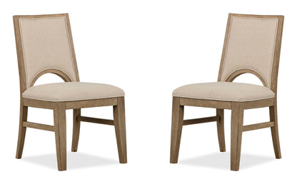 Tristan - Upholstered Side Chair (Set of 2) - Swiss Coffee
