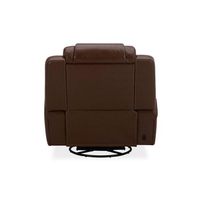 Caswell - Swivel Glider Recliner P2 - Nature Chestnut