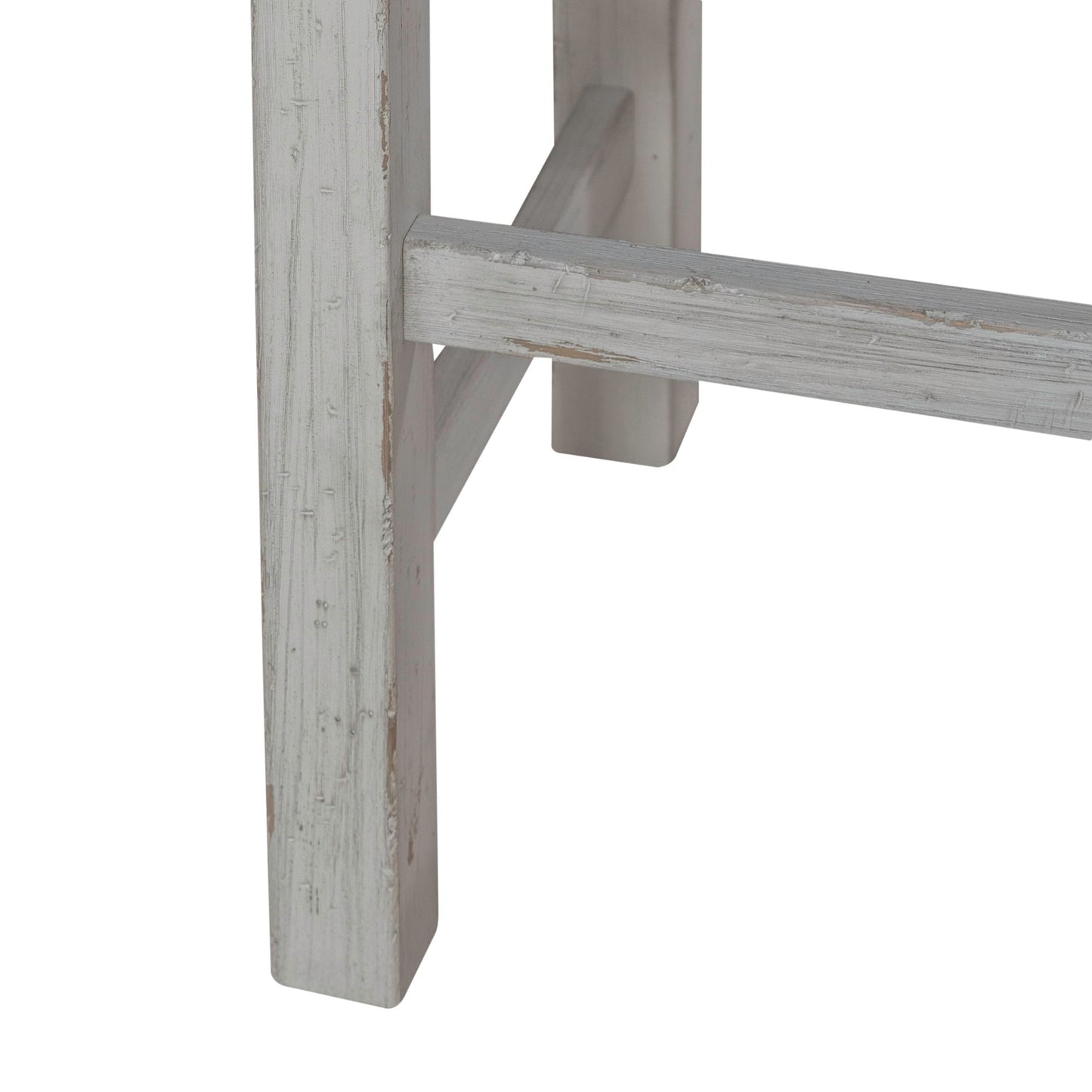 River Place - Console Stool - Riverstone White & Tobacco