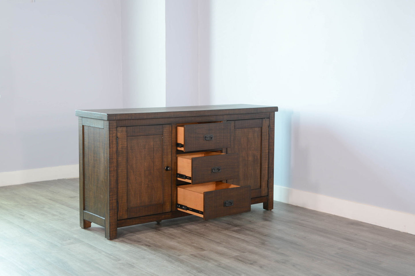 Homestead - Dining Wood Buffet - Tobacco Leaf