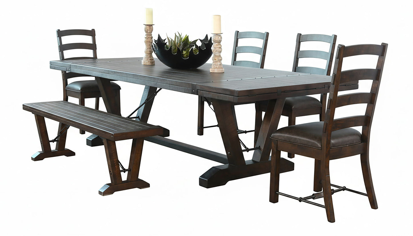 Homestead - Yellowstone Ladderback Dining Chair (Set of 2) - Tobacco Leaf