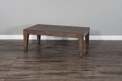 Doe Valley - Mahogany Wood Coffee Table - Taupe Brown