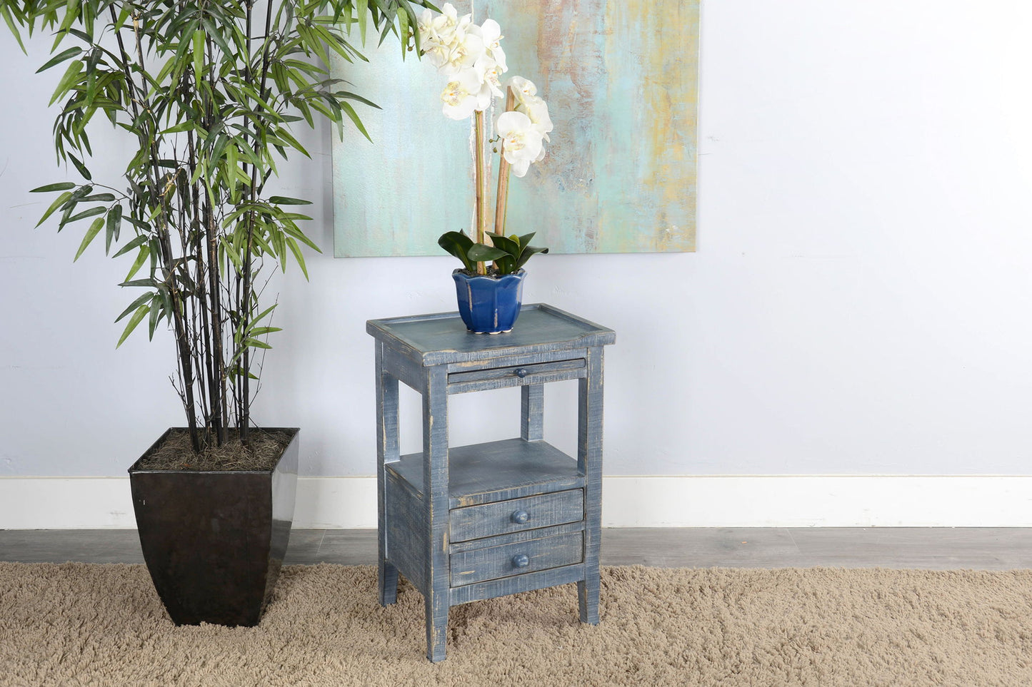 Marina - Side Table with Storage