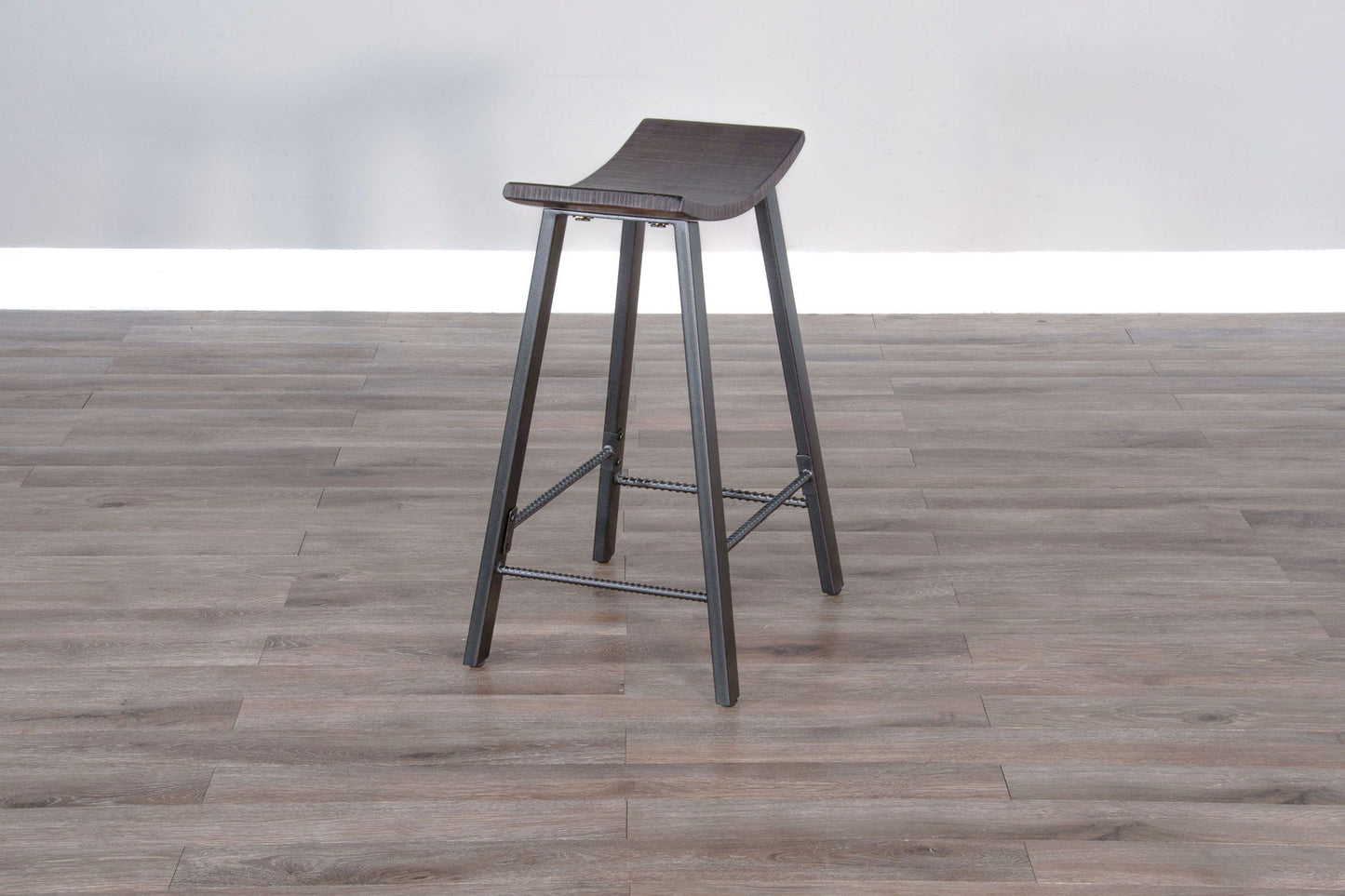 Homestead - Counter Metal Saddle Stool (Set of 2) - Tobacco Leaf