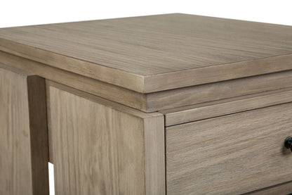 Conrad - Rectangular End Table - Stone Harbor Gray