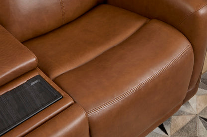 Alister - Power Gliding Loveseat With Console, Power Headrests & Lumbar