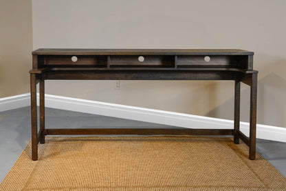 Homestead - Console Table With USB Power Pack - Tobacco Leaf