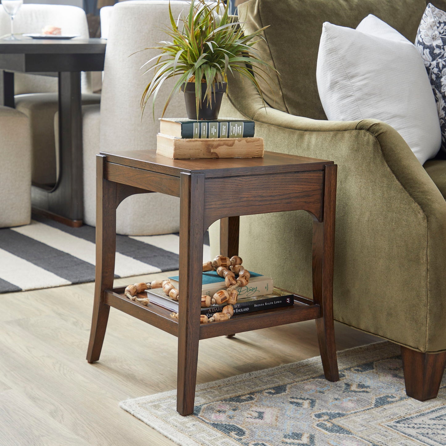 Sylvie - Rectangular Coffee Table - Dark Brown