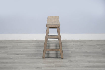 Marina - Bench With Wood Seat