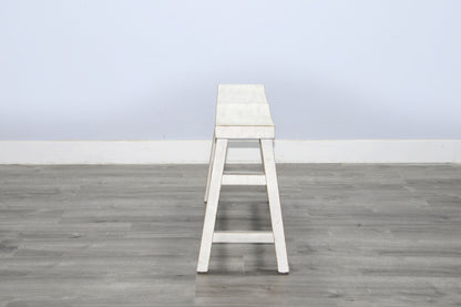Marina - Bench With Wood Seat