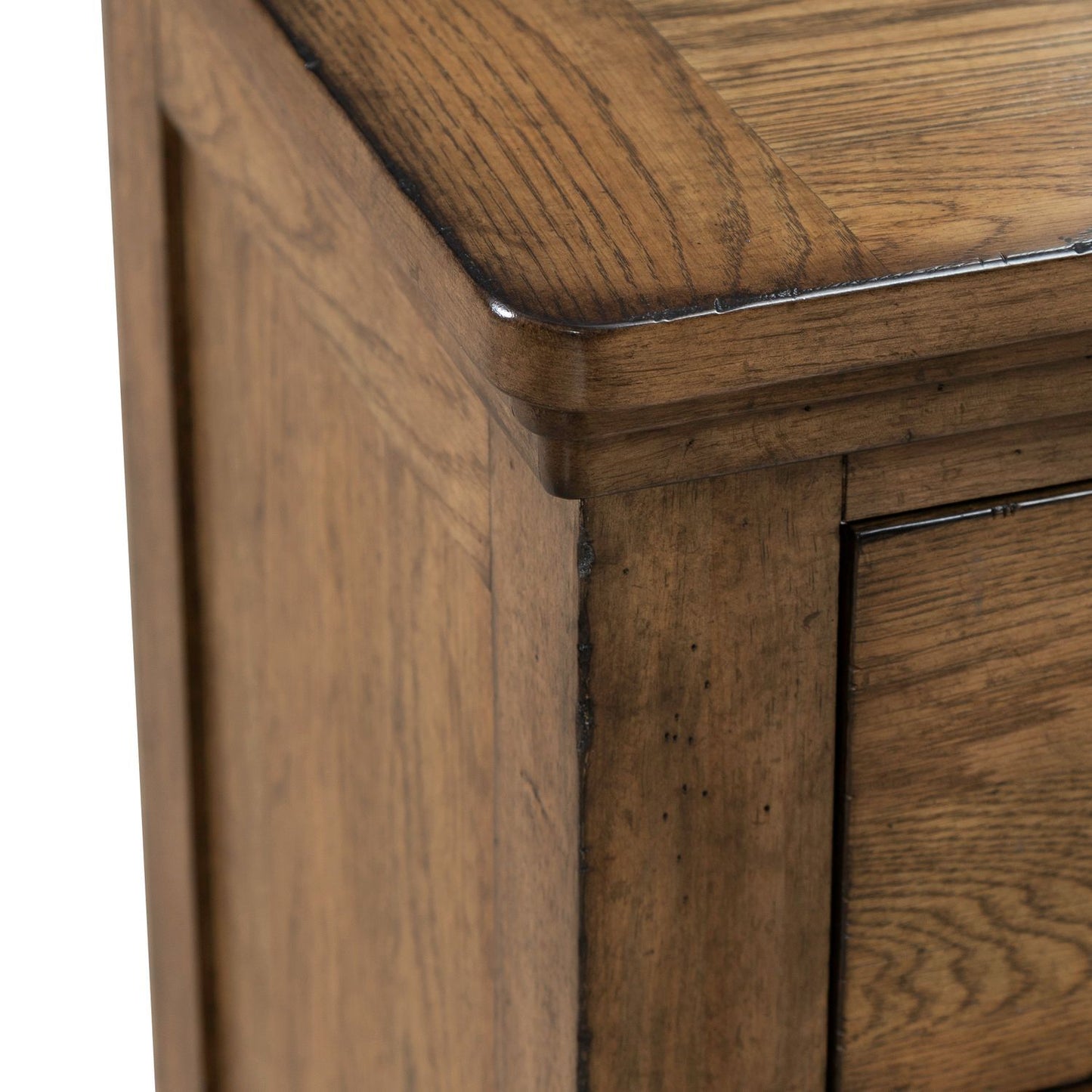 Carolina Park - 7 Drawer Dresser - Amber Brown