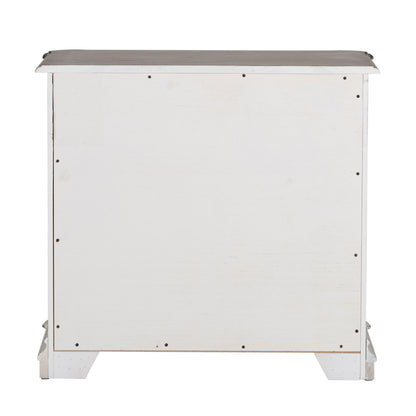 Magnolia Manor - Jr Executive Media Lateral File - Antique White