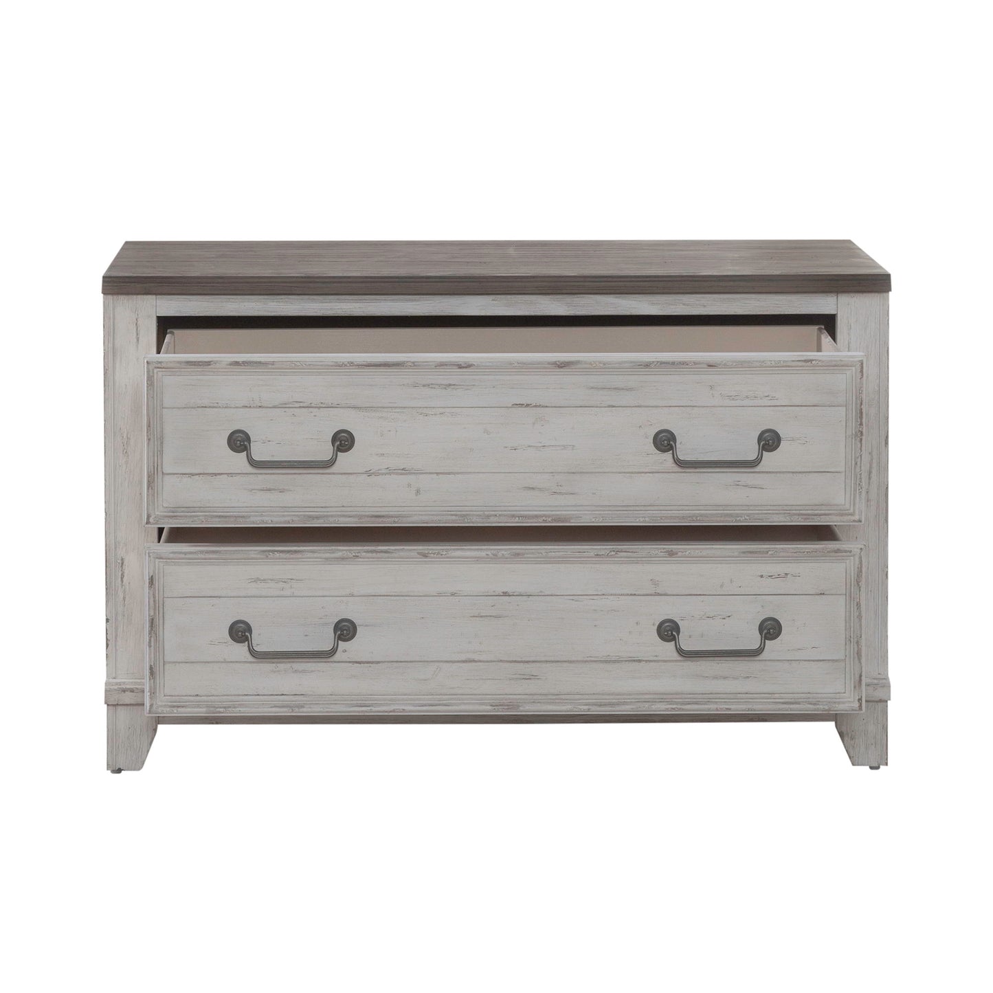 River Place - Curio Base - Riverstone White & Tobacco
