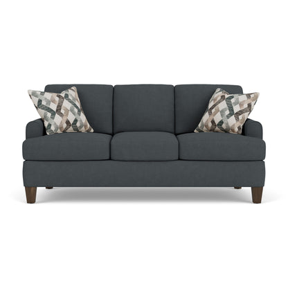 Moxy - Fabric Sofa, T-Shaped Seat Cushion, Rounded Mailbox Arms