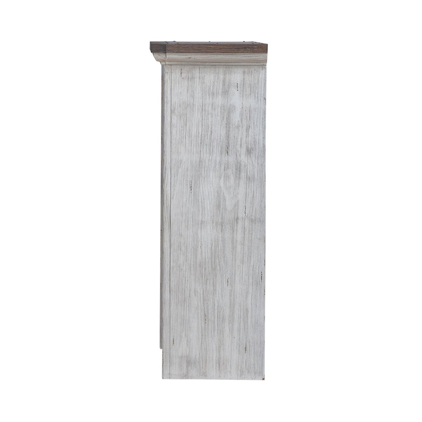 River Place - Right Pier Top - Riverstone White & Tobacco