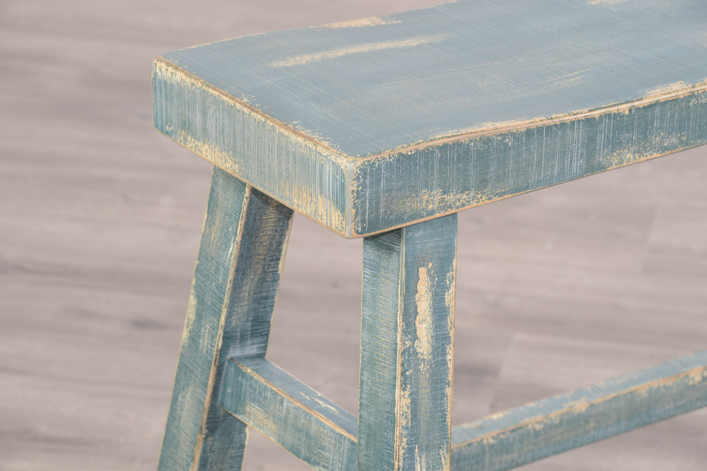 Marina - Bench With Wood Seat