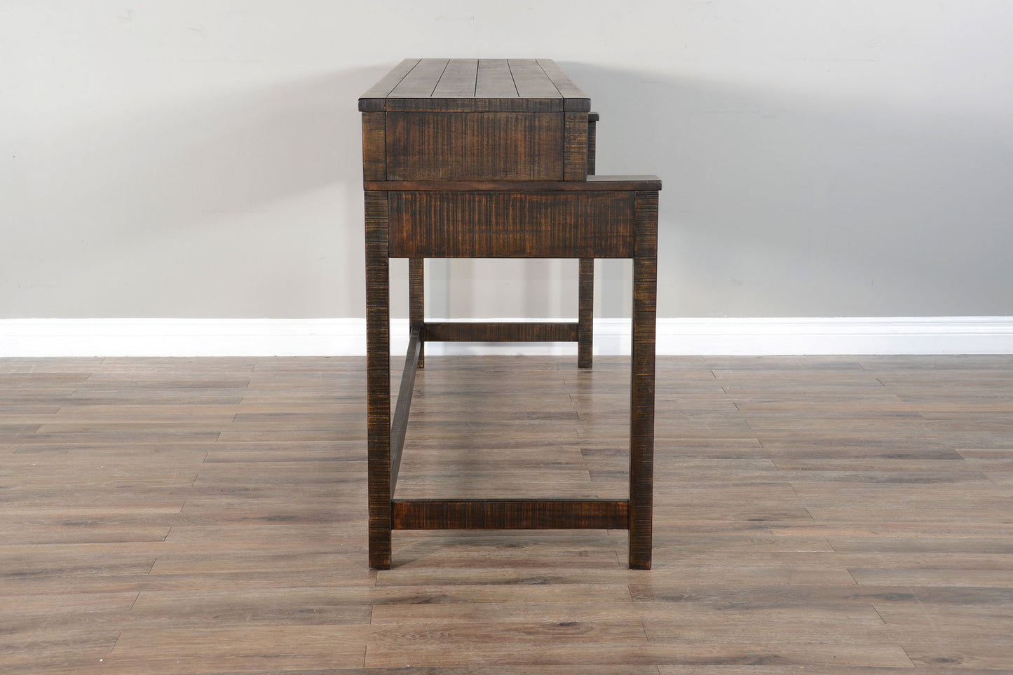 Homestead - Console Table With USB Power Pack - Tobacco Leaf