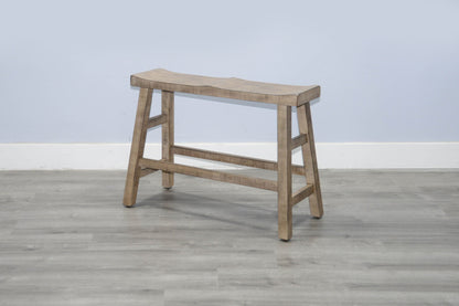Marina - Bench With Wood Seat