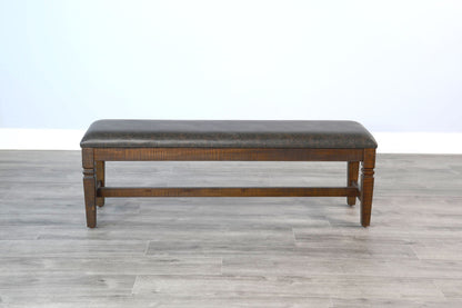 Homestead - Bench, Cushion Seat - Tobacco Leaf