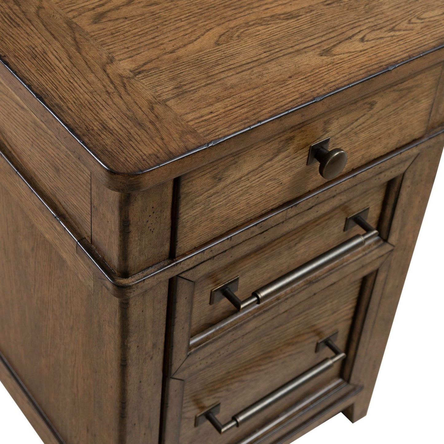 Carolina Park - Jr Executive Credenza - Amber Brown