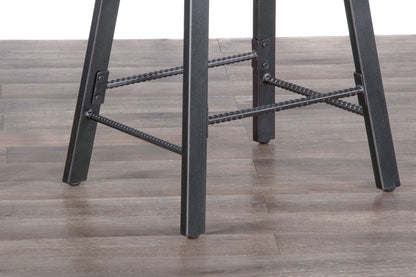Homestead - Counter Metal Saddle Stool (Set of 2) - Tobacco Leaf