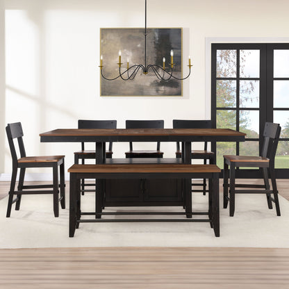 Bermuda - Counter Bench - Black