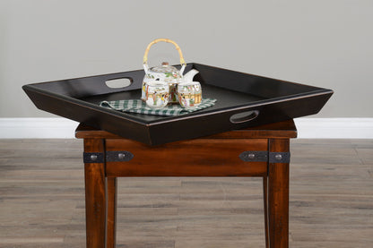 Ottoman Tray - Black Walnut
